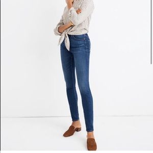 Madewell curvy high rise skinny jean